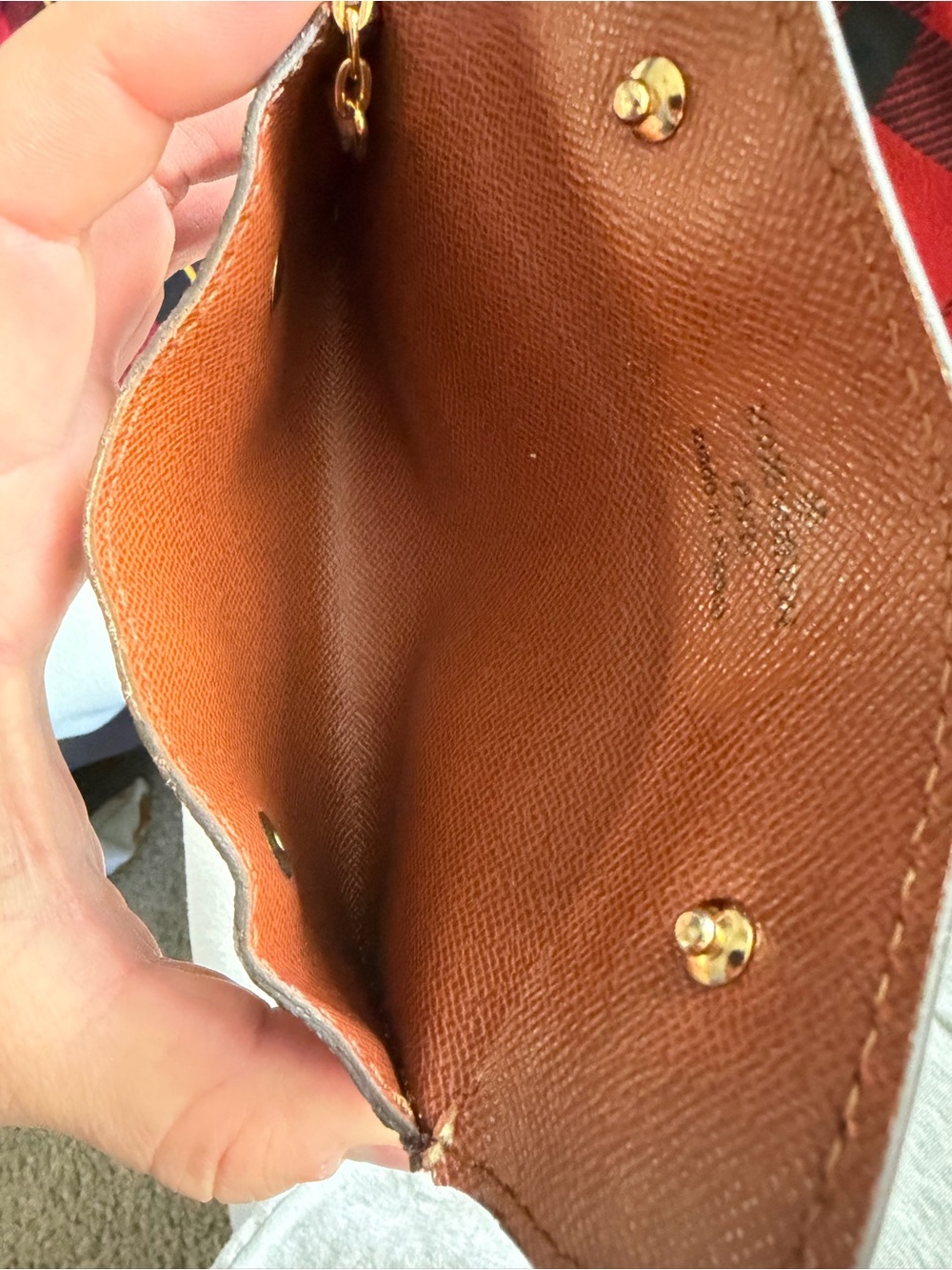 Louis Vuitton Monogram Key Pouch in Brown with Gold Hardware - Picture 5 of 7